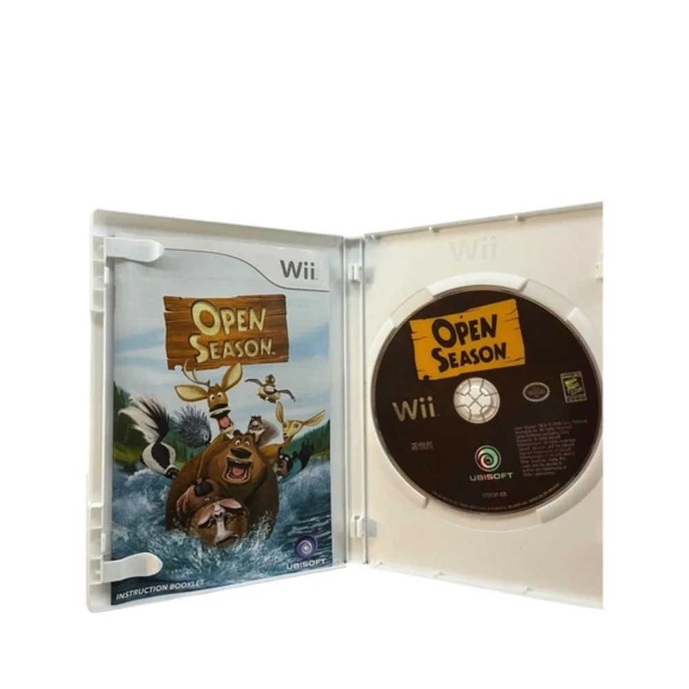Ubisoft Open Season Video Game Nintendo Wii White Good Complete With‎ Manual